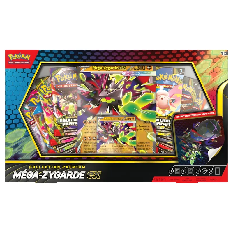 Coffret Pokémon collection premium Méga-Zygarde ex