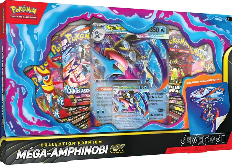 Coffret Pokémon Collection Premium Méga-Amphinobi ex