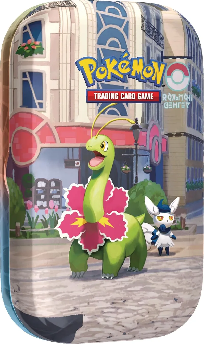 Mini-tins Pokémon Ville d'Illumis — Méganium et Mistigrix