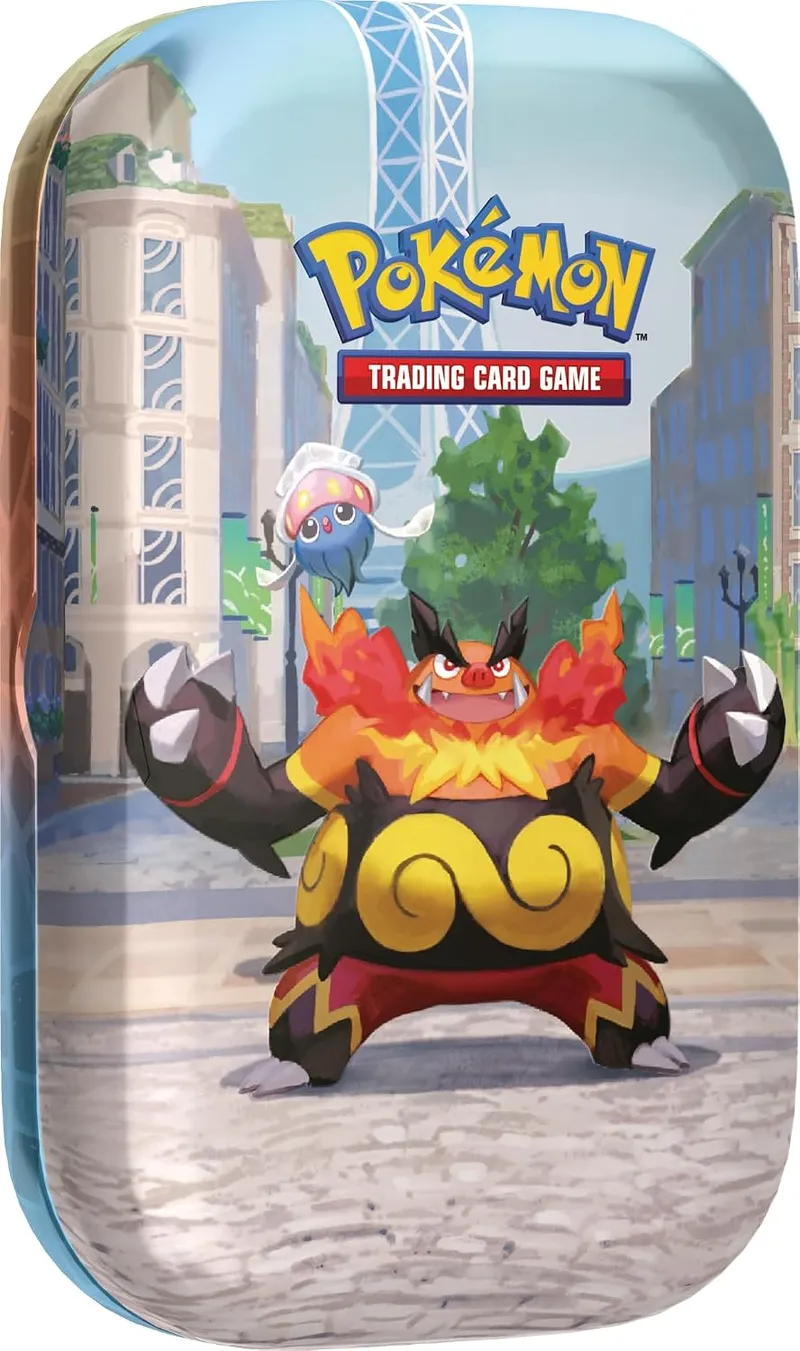 Mini-tins Pokémon Ville d'Illumis — Roitiflam et Sepiatop