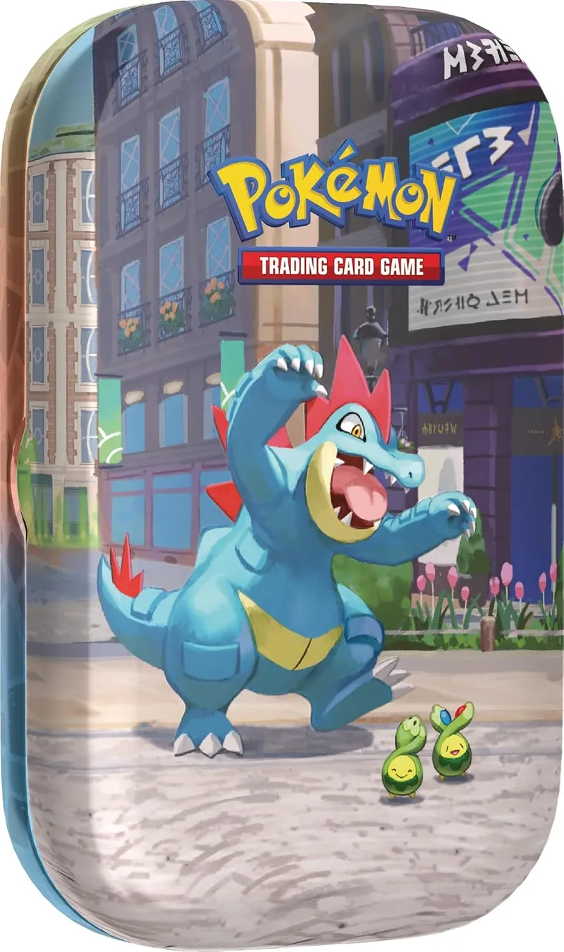 Mini-tins Pokémon Ville d'Illumis — Aligatueur et Rozbouton