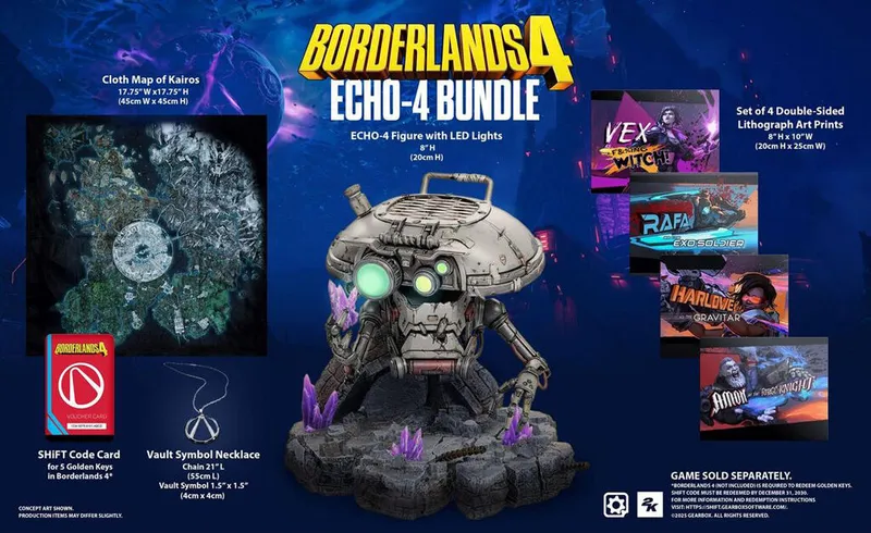 Coffret collector Borderlands 4 — Echo-4 Bundle