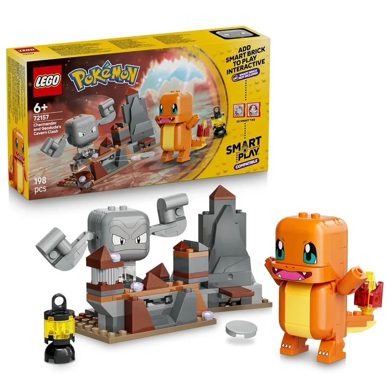 LEGO Pokémon Smart Play : Salamèche et Racaillou, le combat dans la grotte