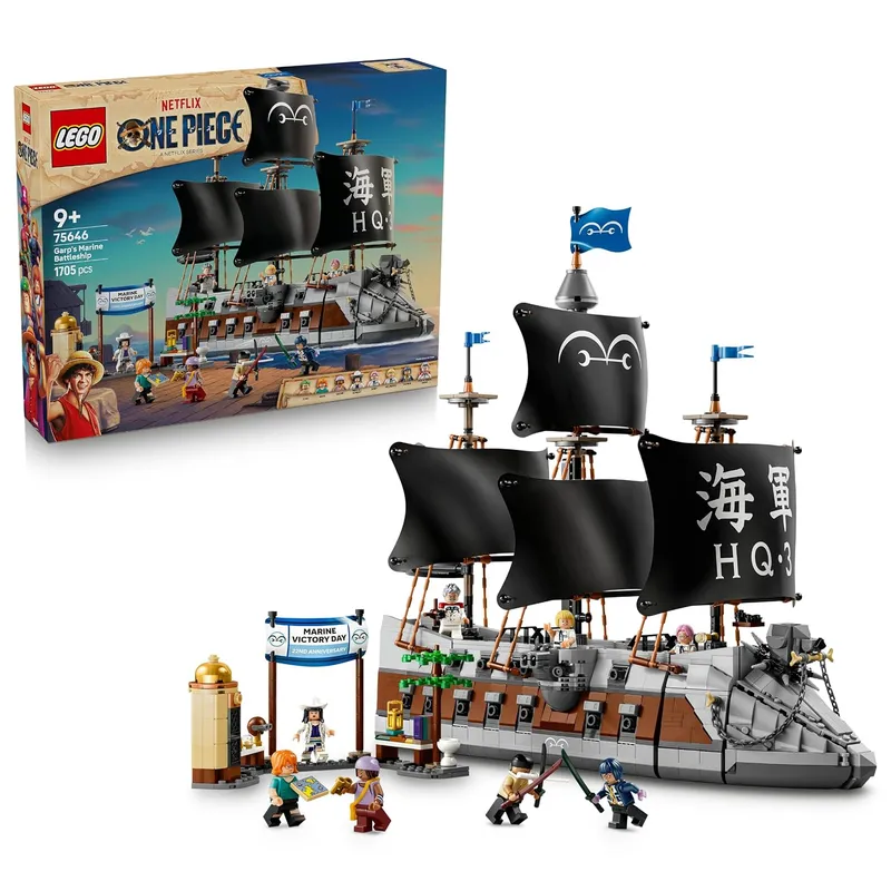 Lego One Piece : Le navire de la marine de Garp