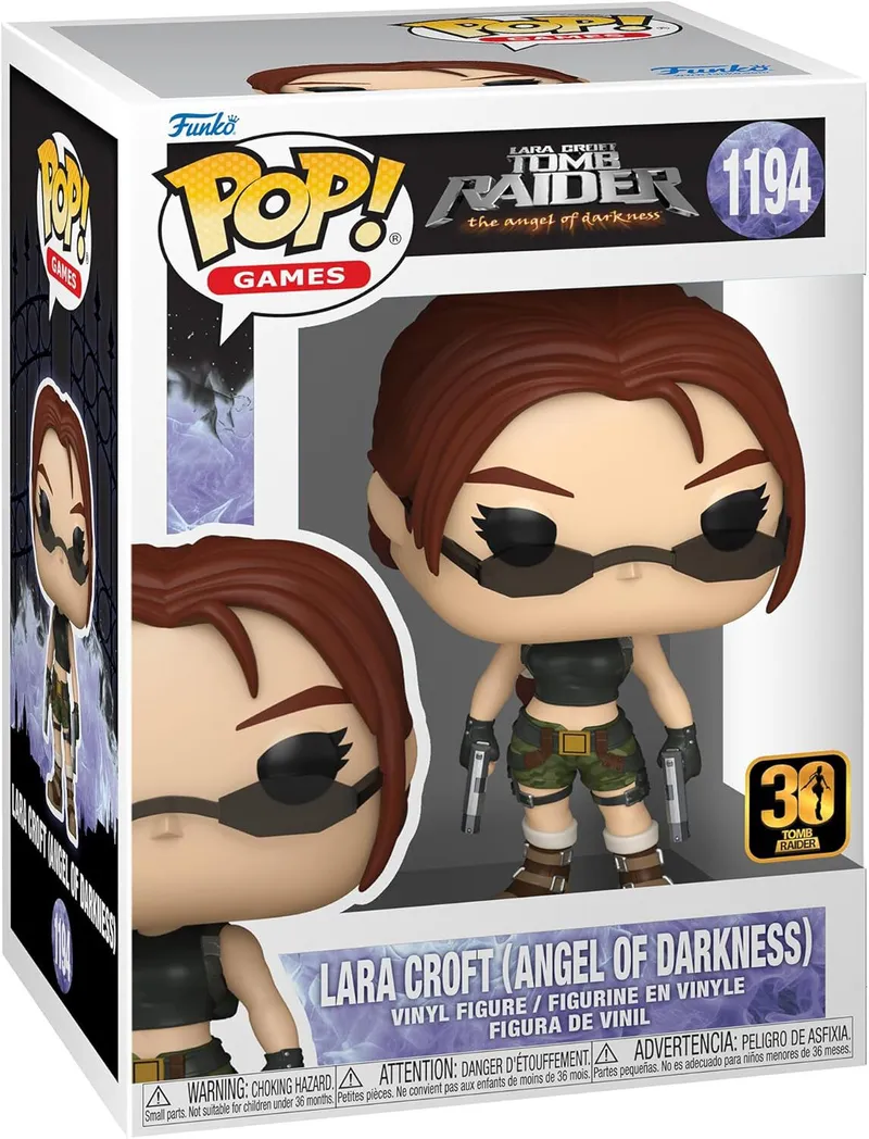 Funko Pop! Tomb Raider — Lara Croft — L'Ange des Ténèbres